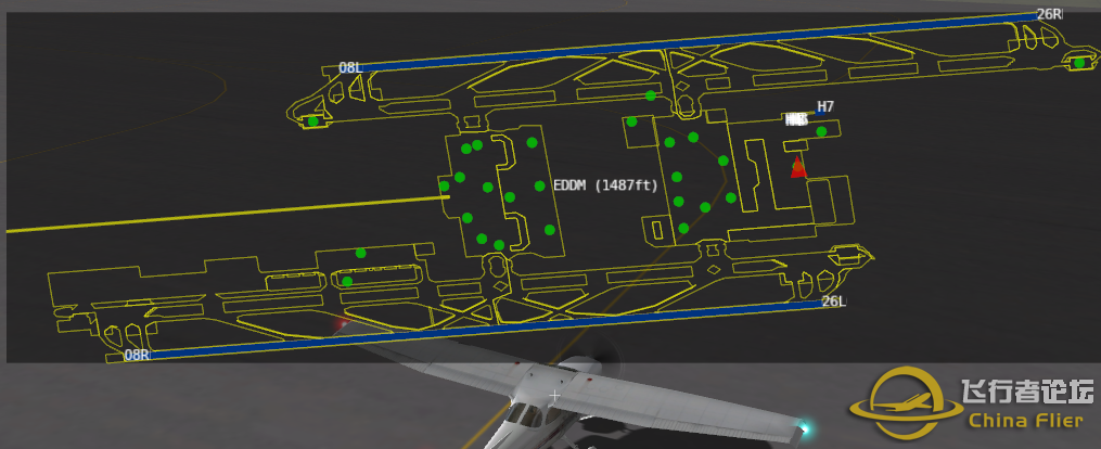 Airport Navigator plugin(机场滑行指示)-7324 