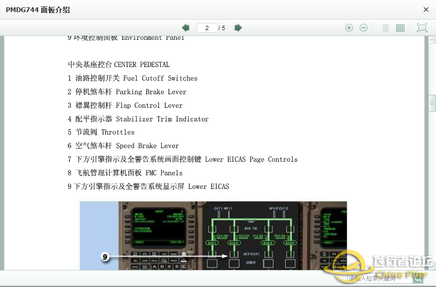 PMDG744 面板介绍-2608 