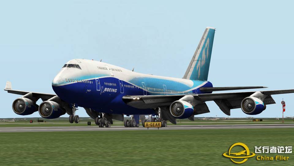 默认波音747原厂涂装-5253 