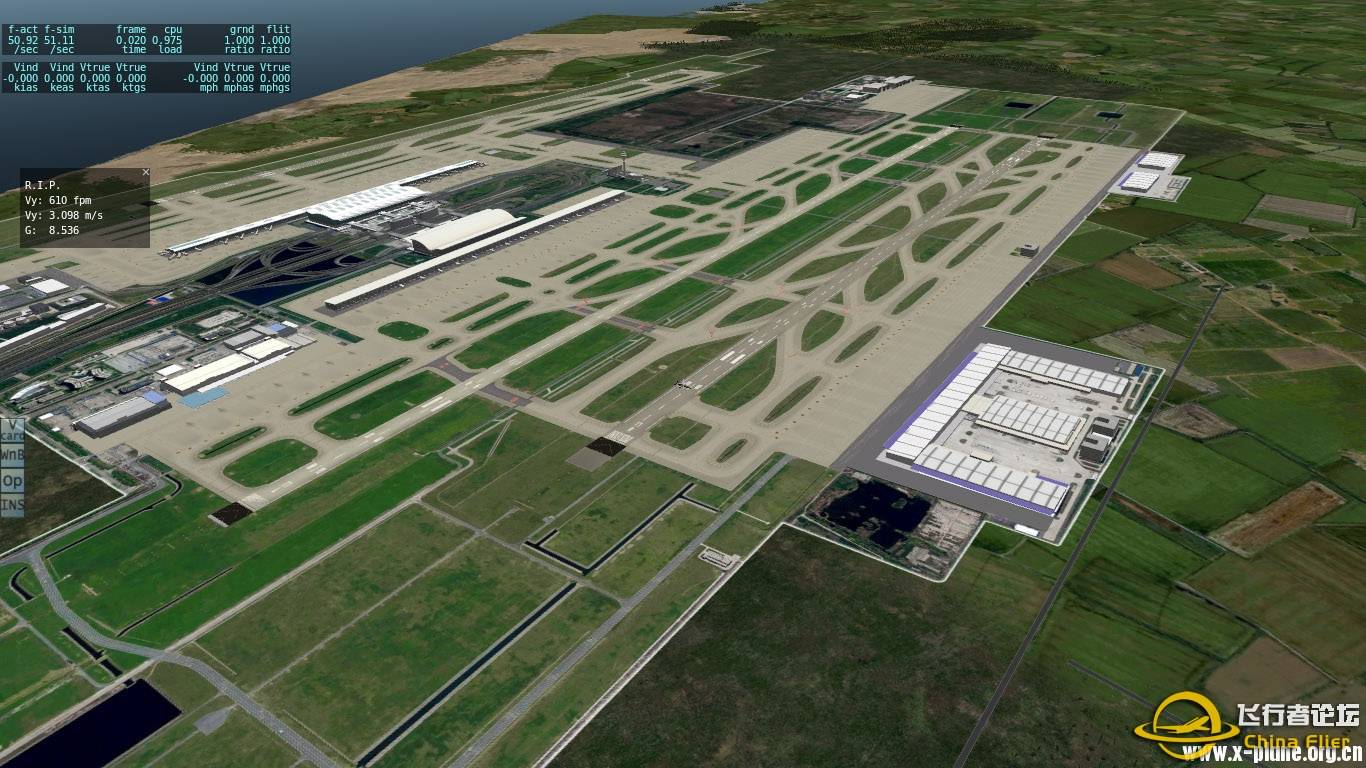 [XPCS][复杂机场]上海浦东机场地景-4040 