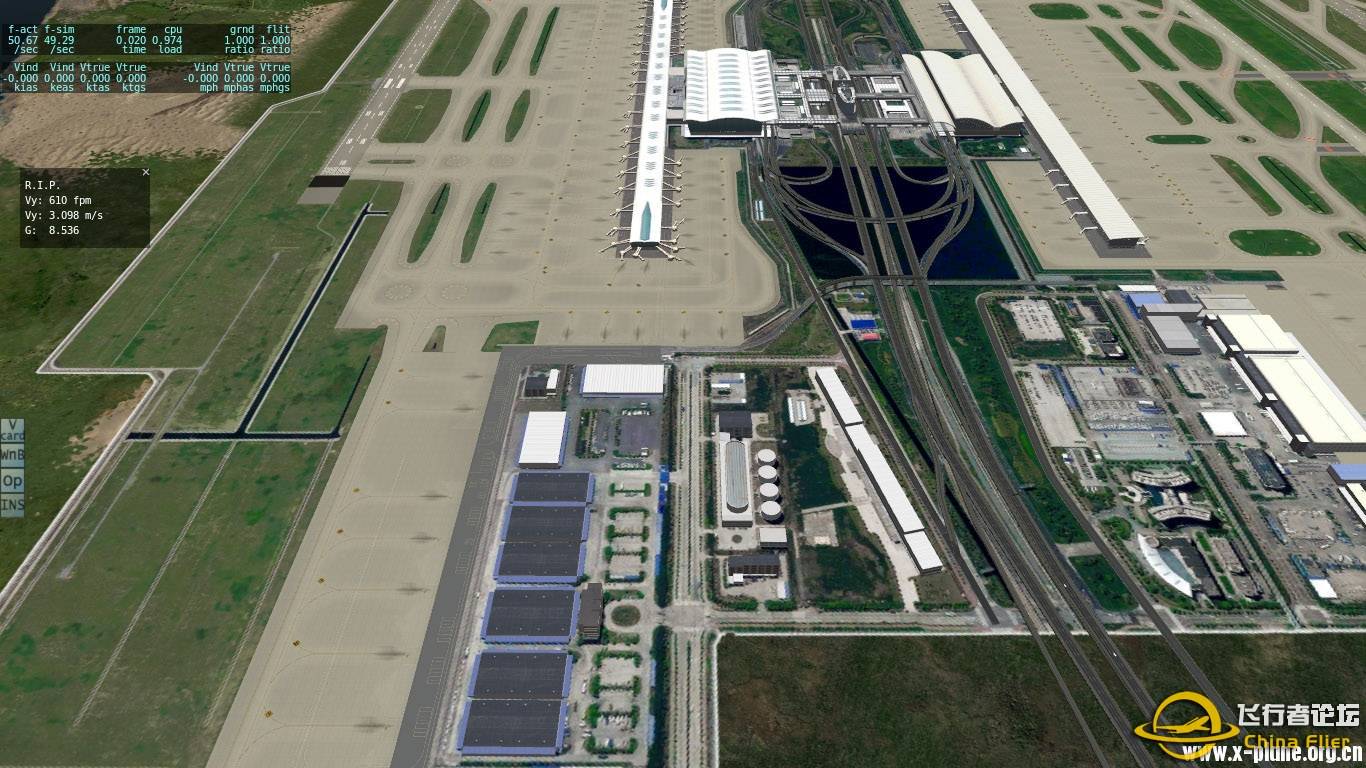 [XPCS][复杂机场]上海浦东机场地景-4748 