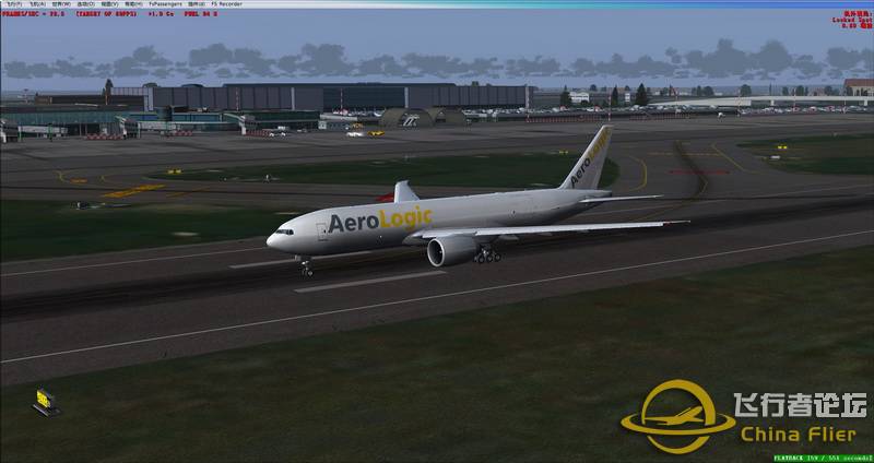 aerologic 777-200贝尔加莫起飞-22 
