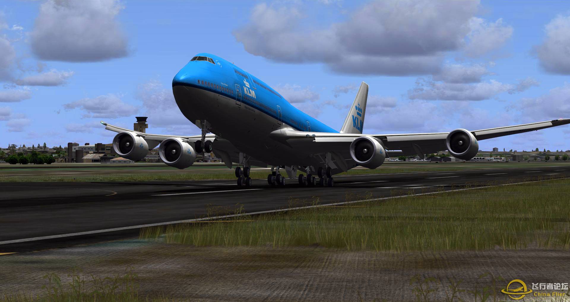 KLM 747-8i起飞-8298 