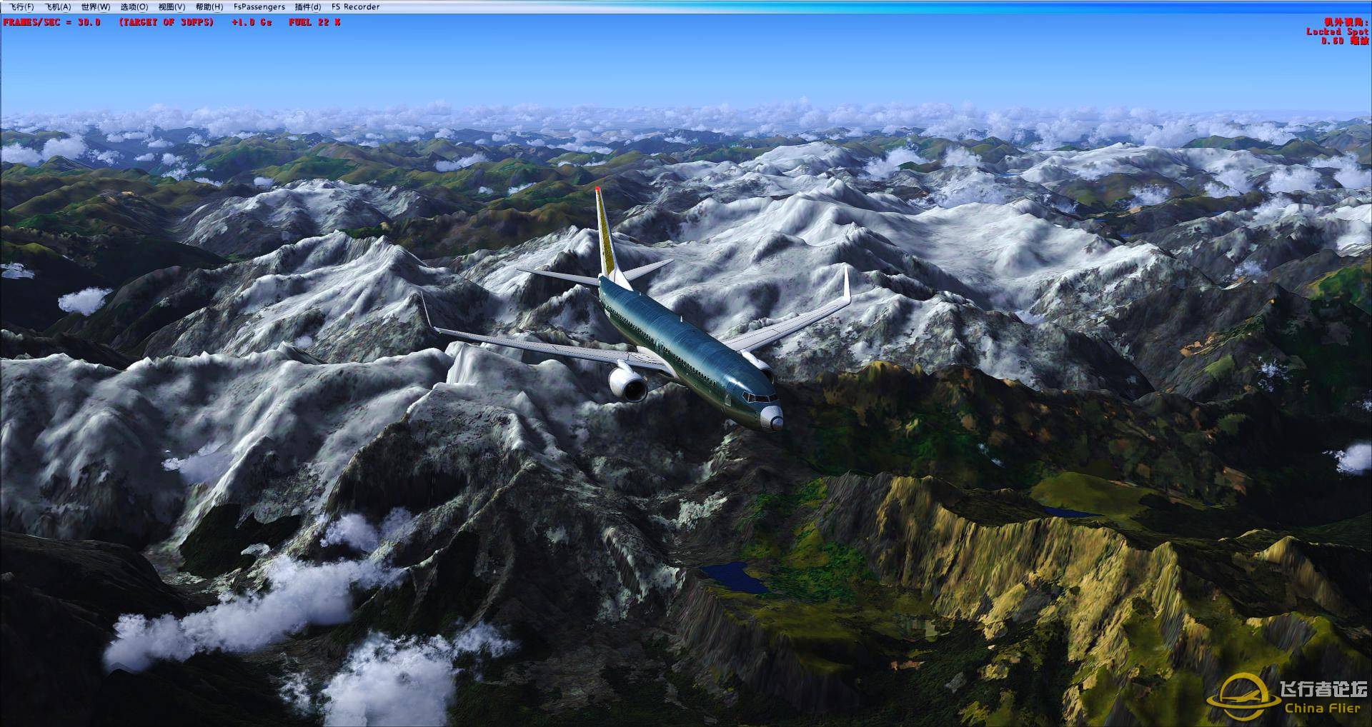 PMDG737瑞士飞行美图2-6043 