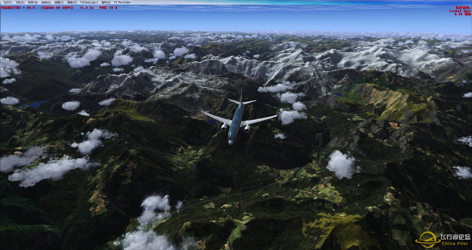 PMDG737瑞士飞行美图3-9277 