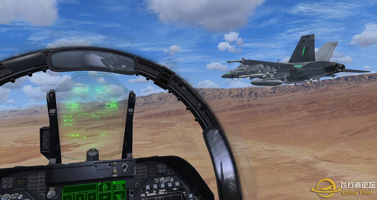 F-18编队飞行！-2482 