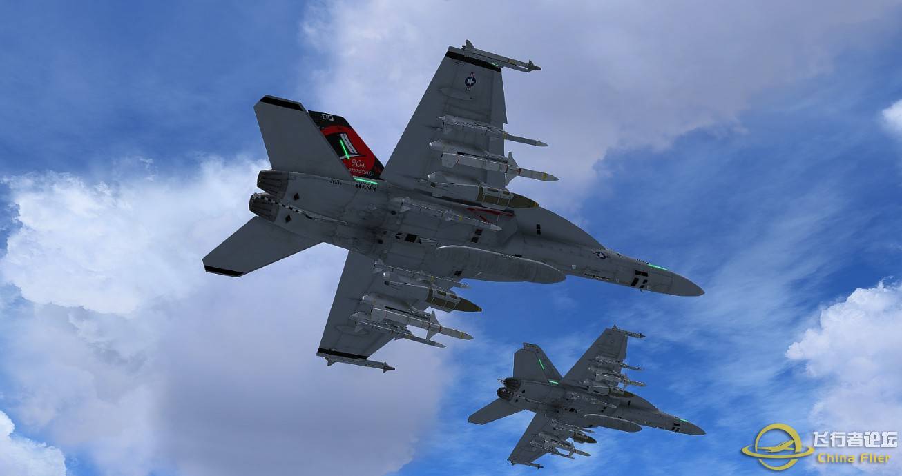 F-18编队飞行！-3342 