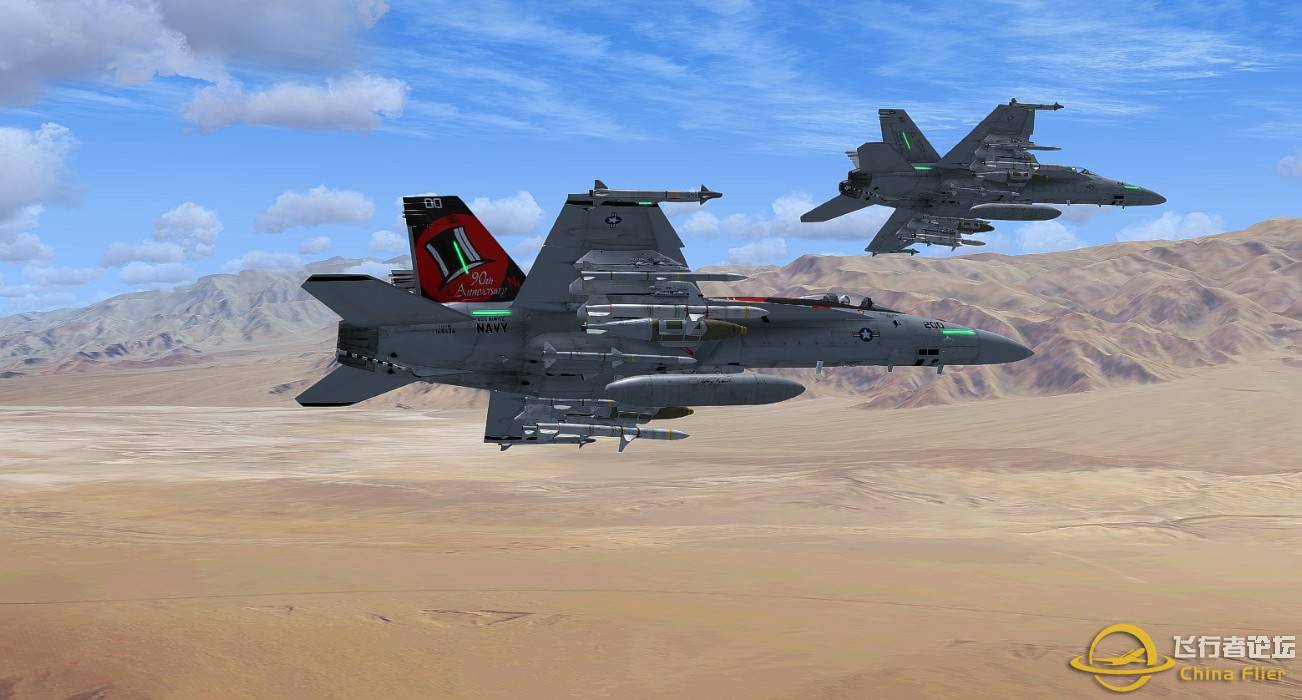 F-18编队飞行！-9377 