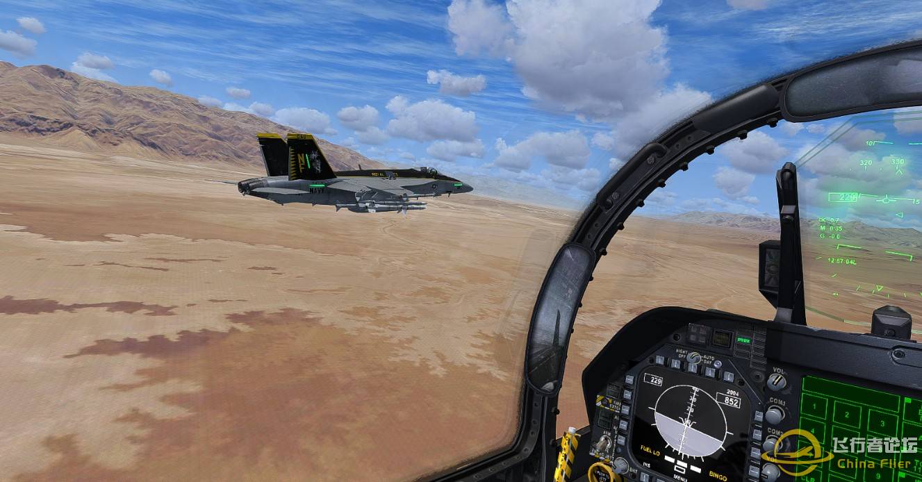 F-18编队飞行！-1813 