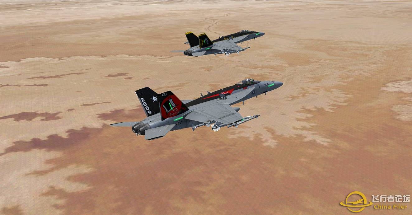 F-18编队飞行！-9836 