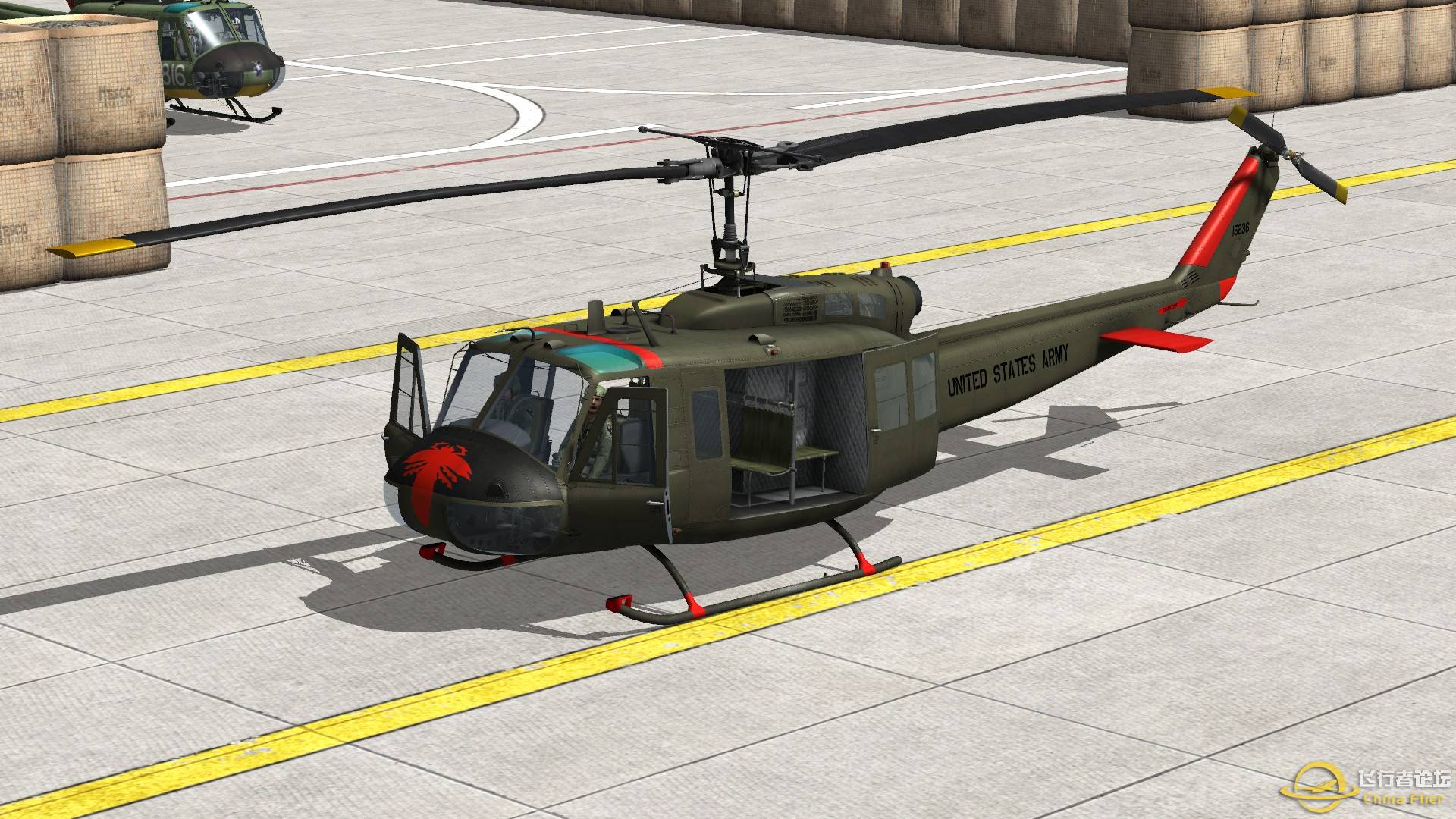 DCS   UH-1H  越战毒蜘蛛涂装-8946 