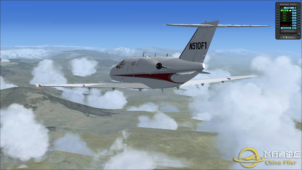 塞斯纳奖状野马试飞喀什至乌鲁木齐-3596 