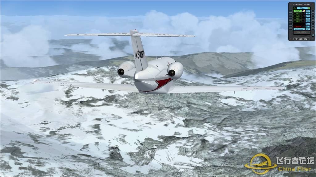 塞斯纳奖状野马试飞喀什至乌鲁木齐-8910 