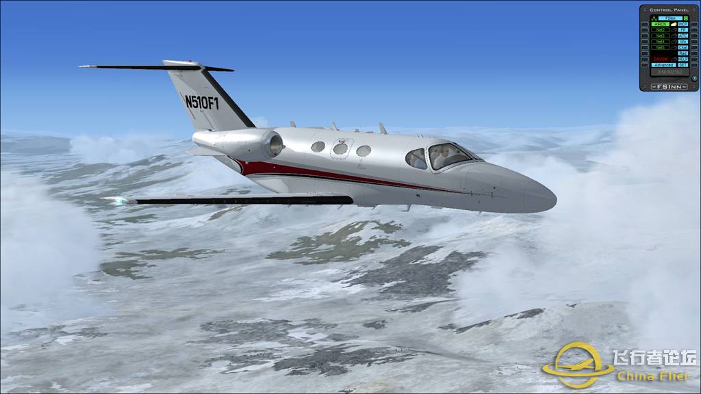 塞斯纳奖状野马试飞喀什至乌鲁木齐-6478 