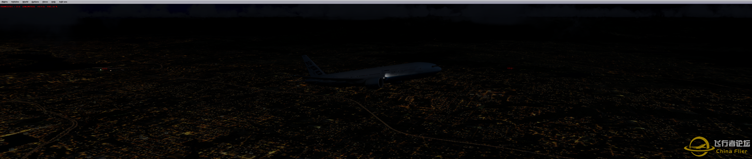 【2314】两个家用飞行模拟最先进的产品美妙的融为一体-4104 