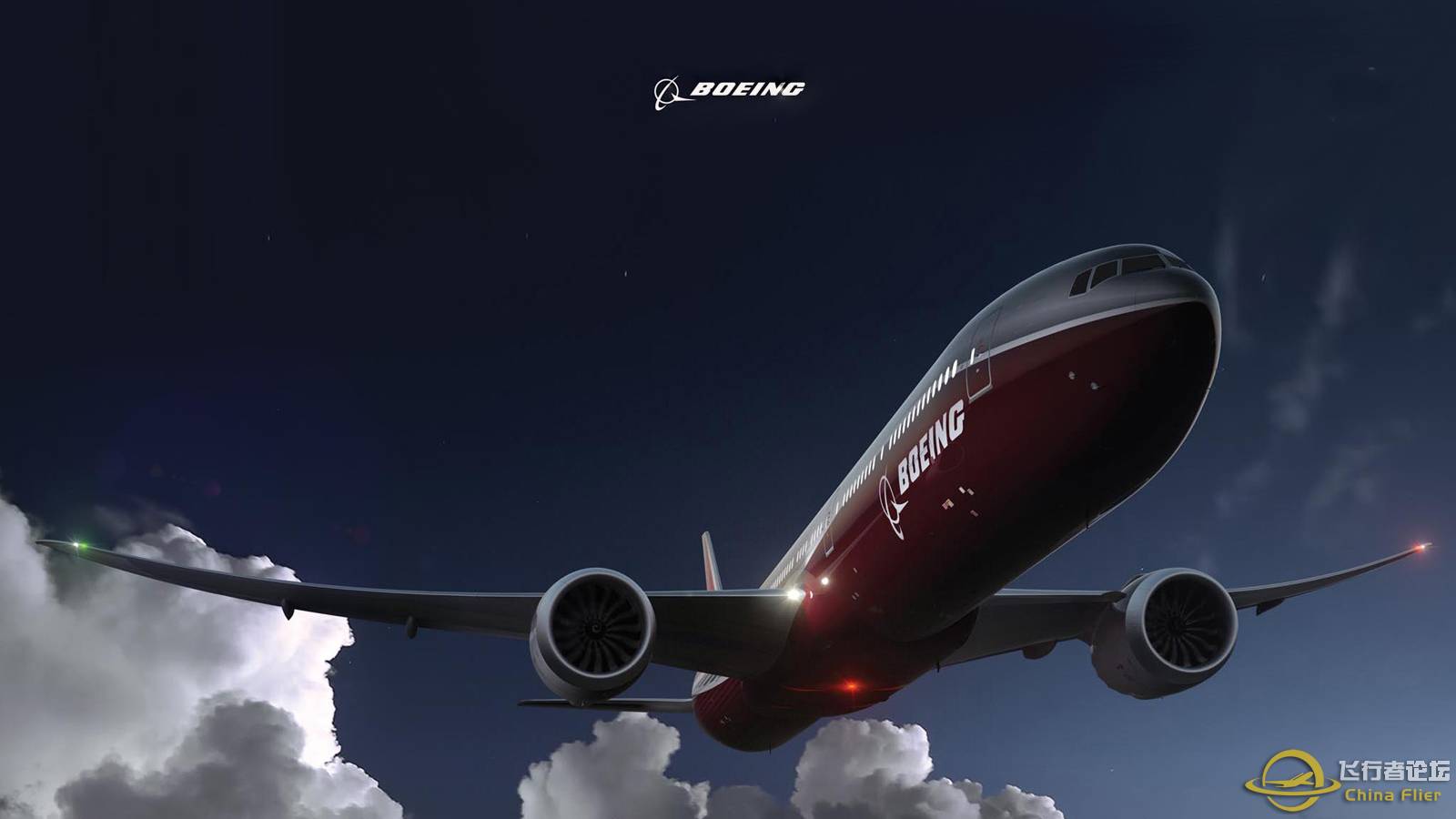 波音官网日历壁纸，改了改，去除日期，适合1920X1080屏-7443 