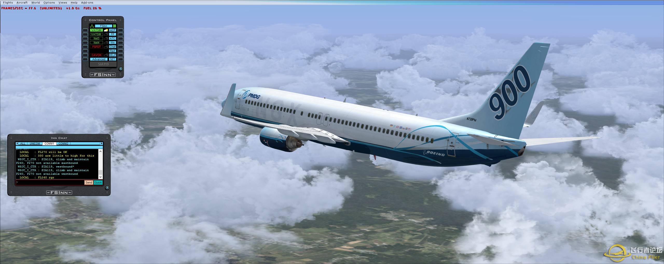 SIA-119 SIN-KUL 737-900wl (VATSIM)-2386 