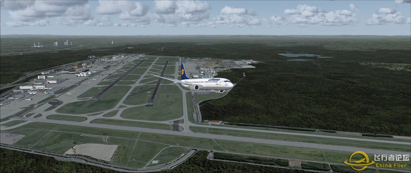 汉莎737-800 法兰克福--维也纳 多图杀猫-7255 