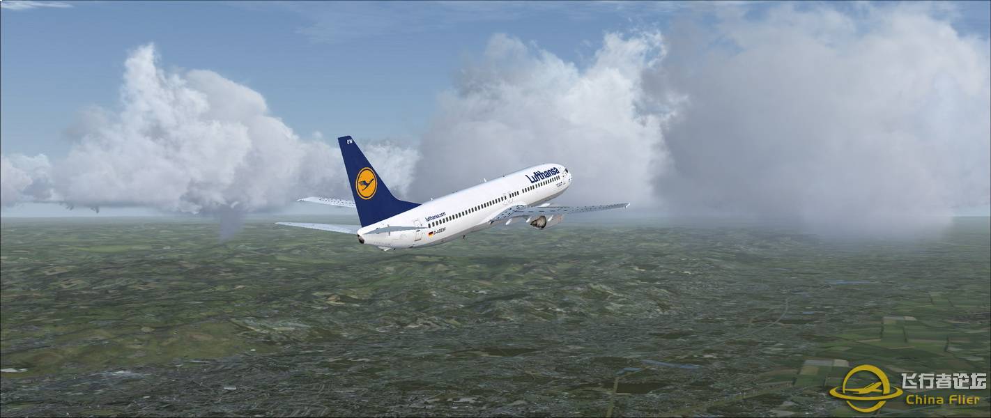 汉莎737-800 法兰克福--维也纳 多图杀猫-7629 