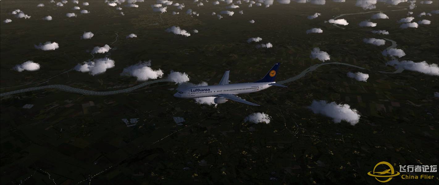 汉莎737-800 法兰克福--维也纳 多图杀猫-8312 