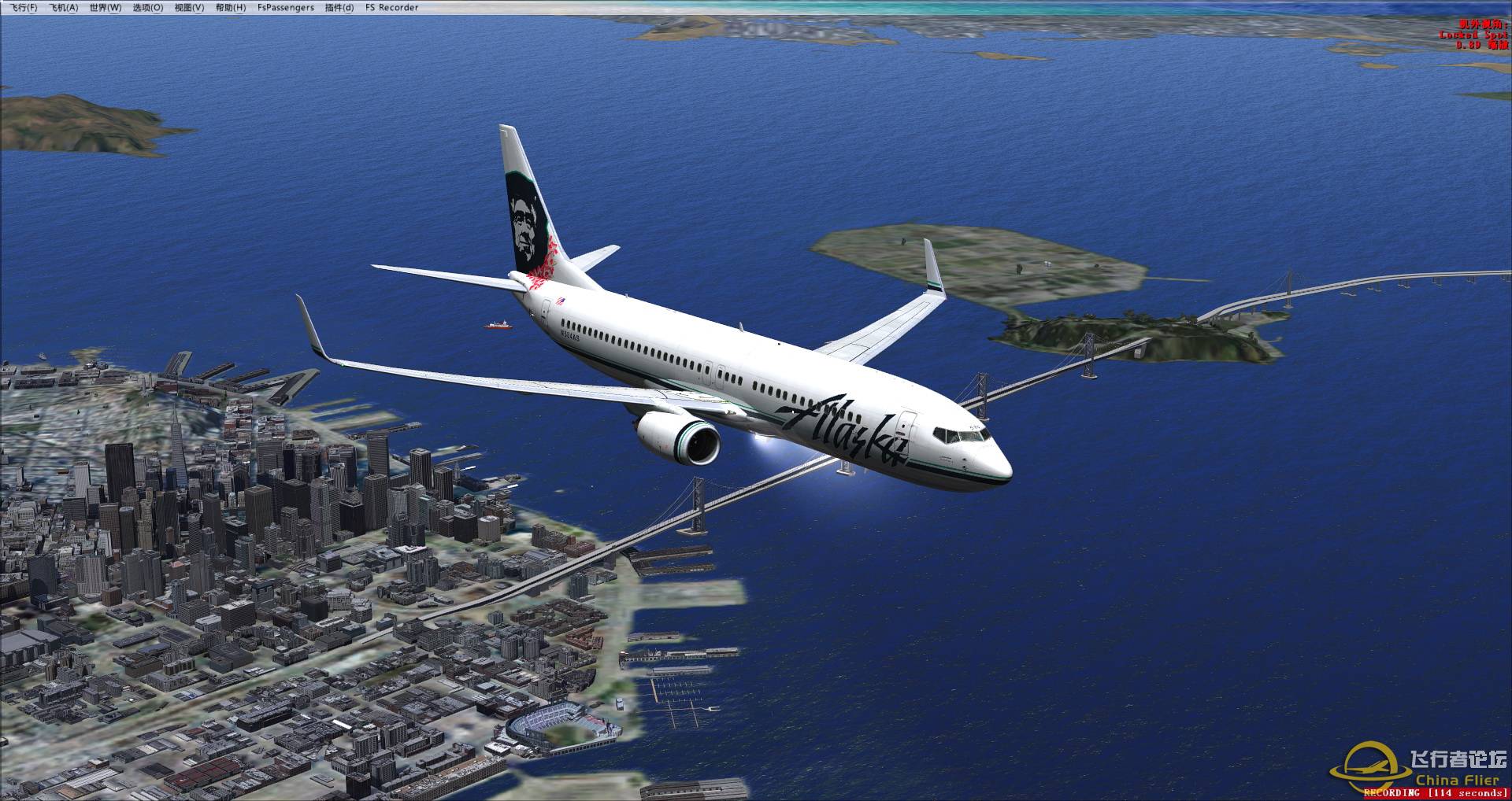 最近的飞行图图旧金山落地-9653 