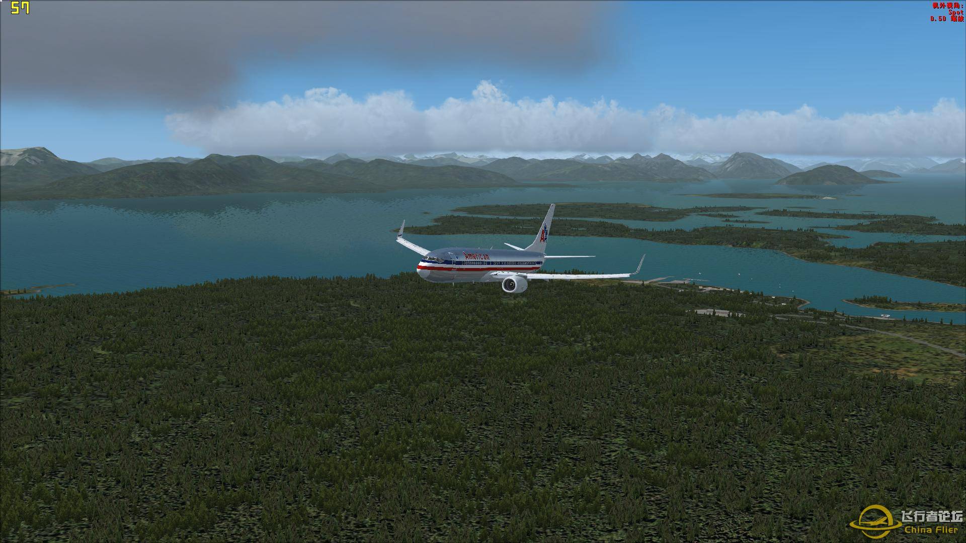 FSX 雾天 NGX-8540 