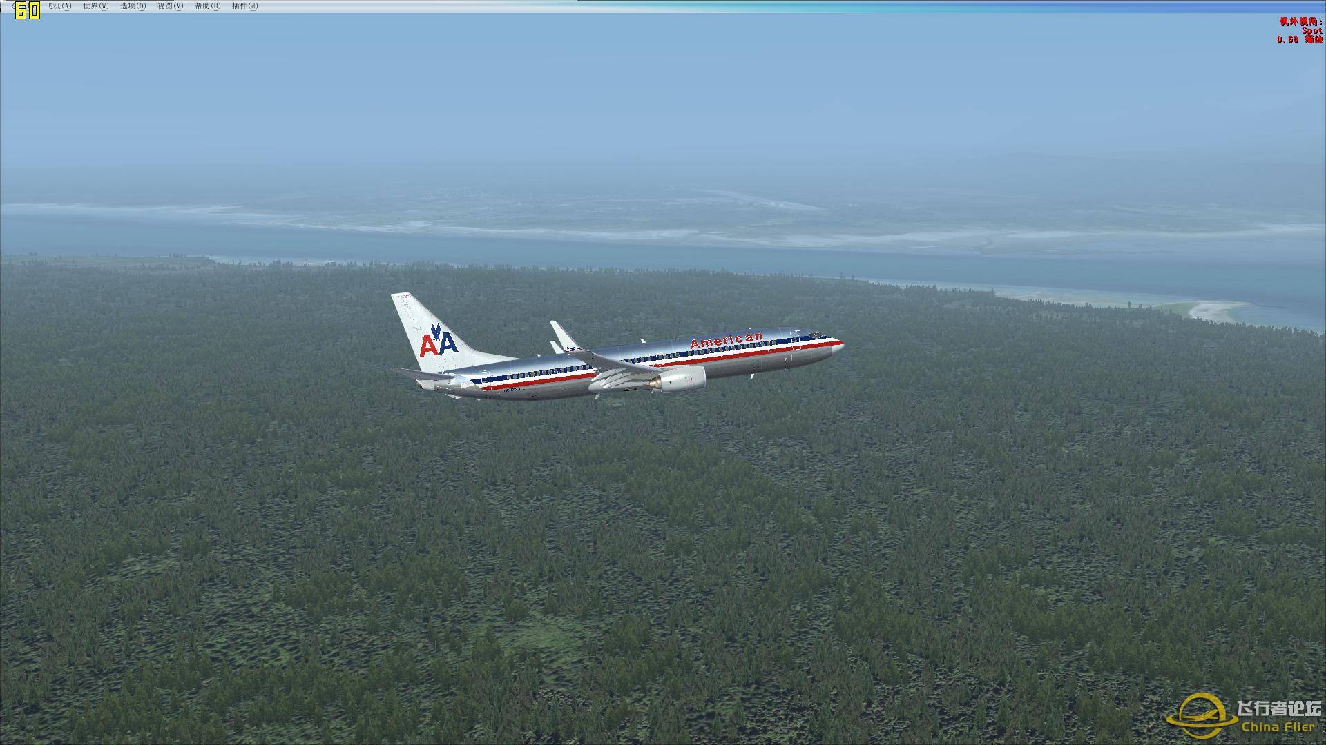 FSX 雾天 NGX-465 