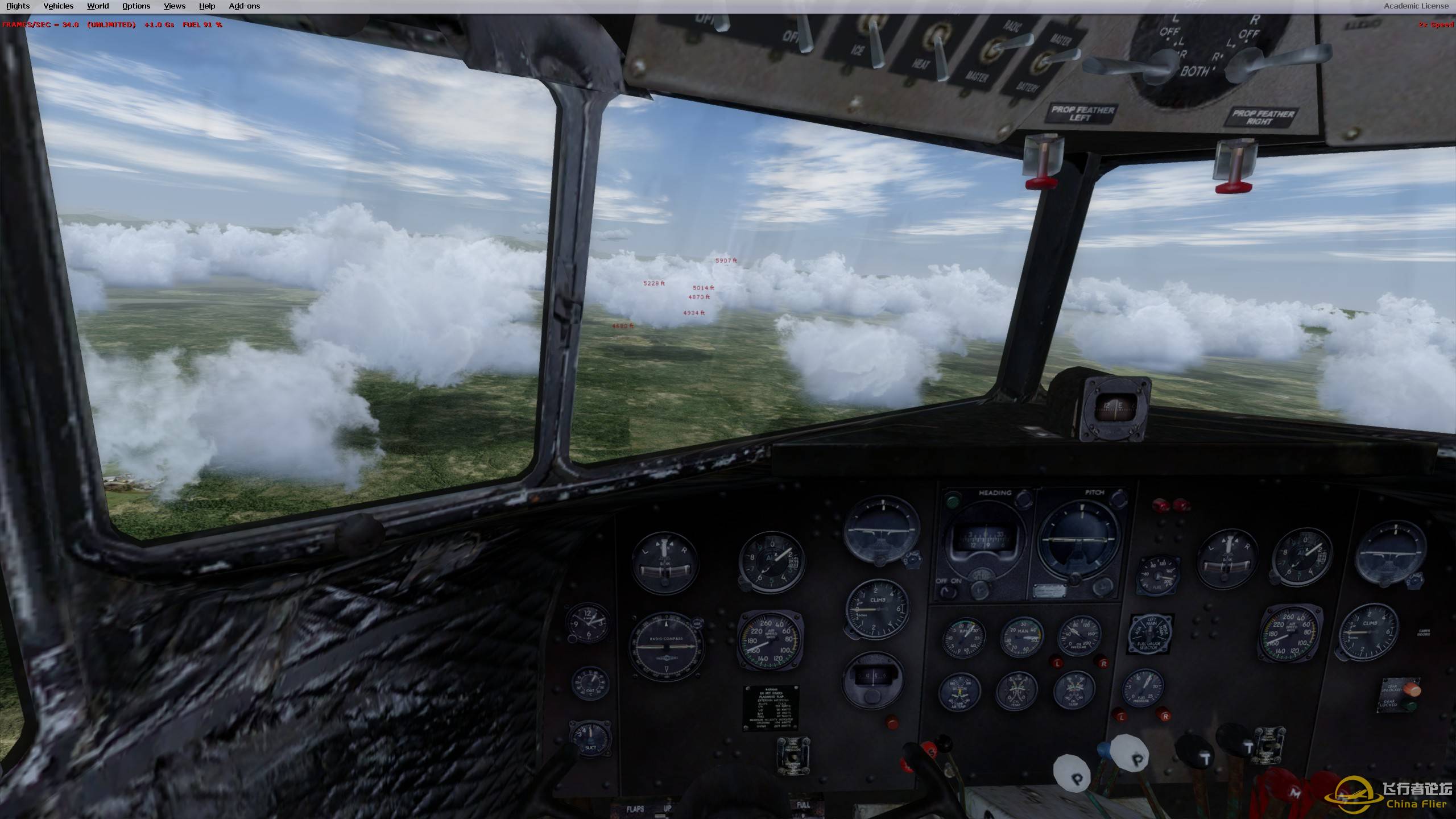 【2314】【VATSIM】今天，我们飞跃了驼峰！-2419 