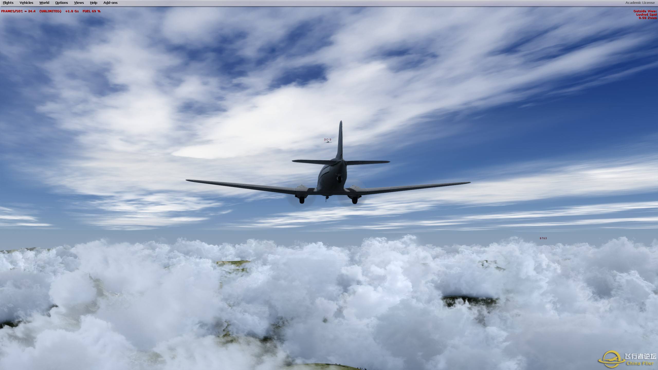 【2314】【VATSIM】今天，我们飞跃了驼峰！-7585 