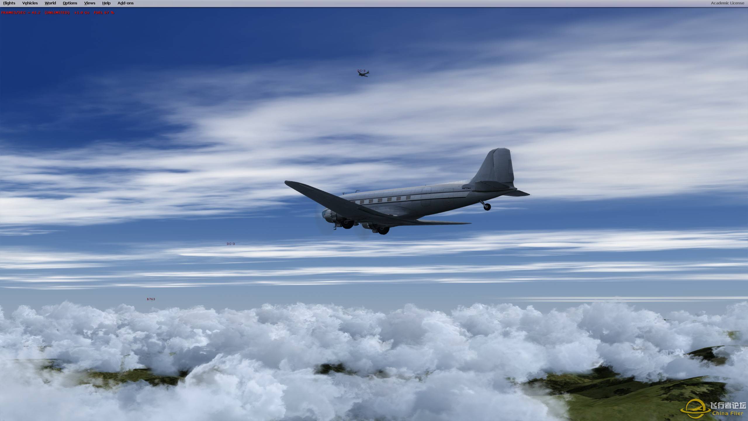 【2314】【VATSIM】今天，我们飞跃了驼峰！-4566 