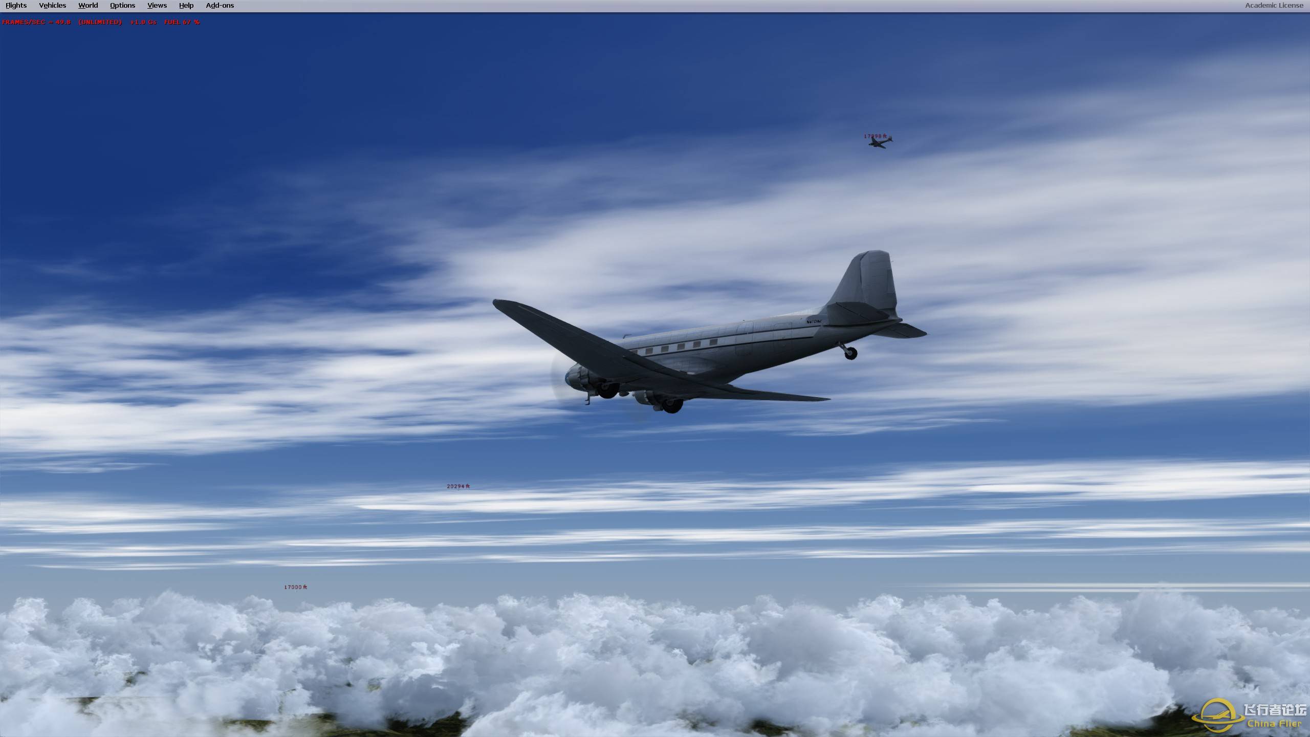 【2314】【VATSIM】今天，我们飞跃了驼峰！-3486 