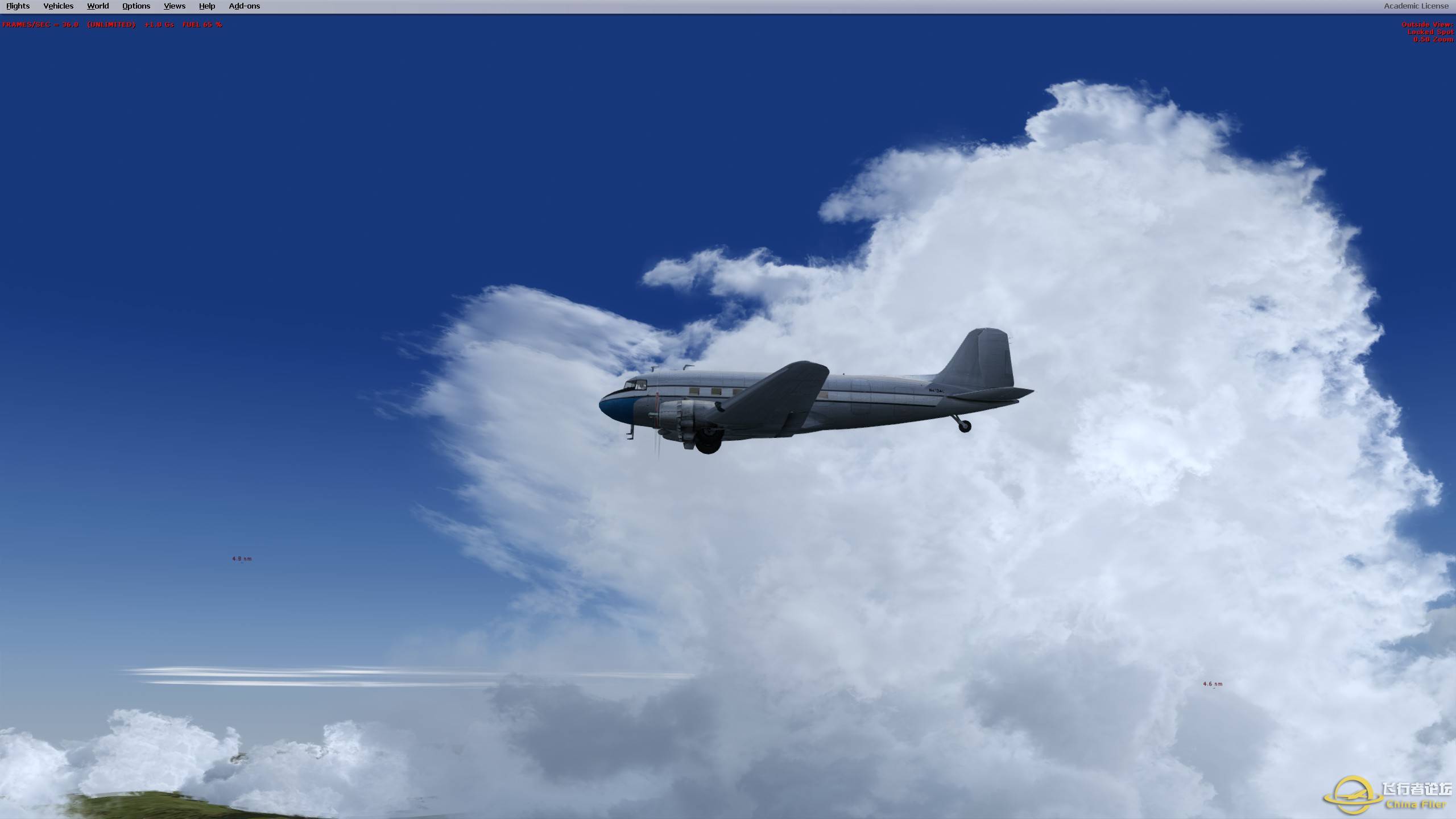 【2314】【VATSIM】今天，我们飞跃了驼峰！-7072 