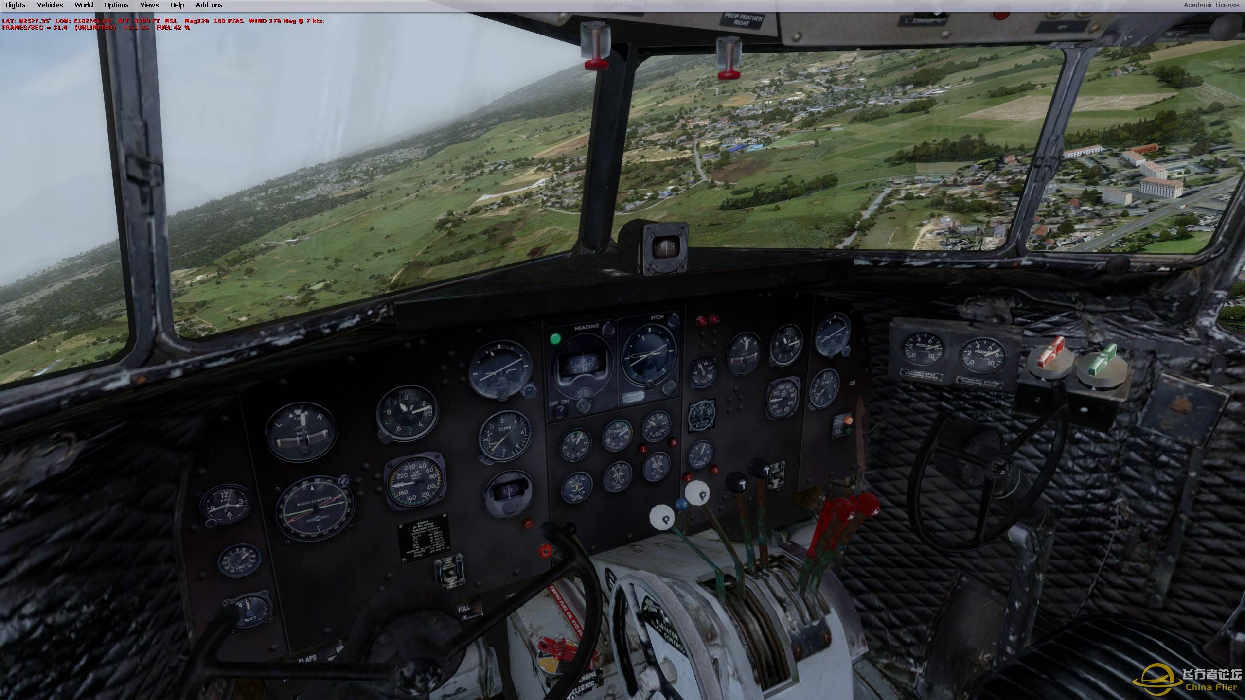 【2314】【VATSIM】今天，我们飞跃了驼峰！-6054 