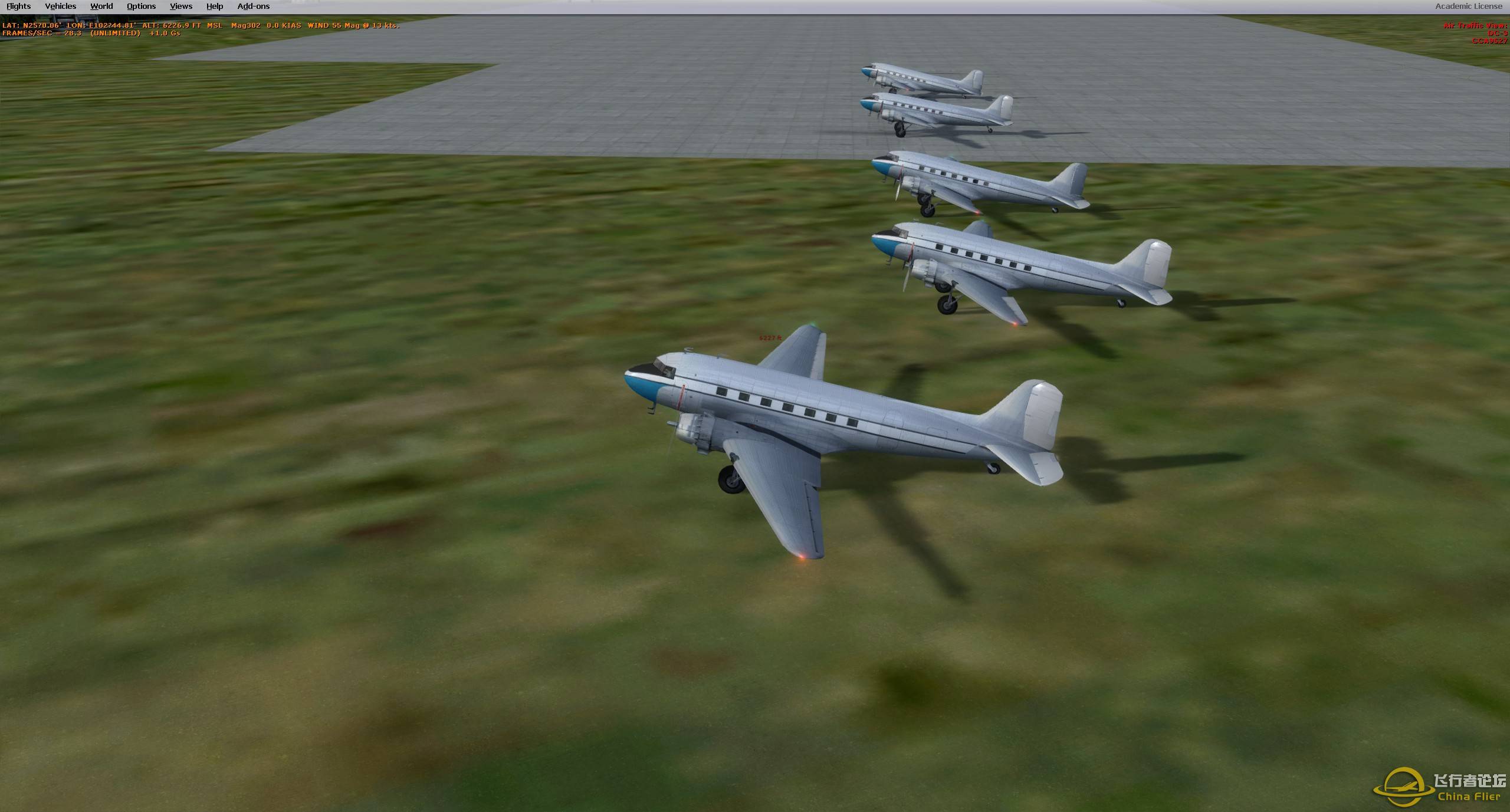 【2314】【VATSIM】今天，我们飞跃了驼峰！-393 