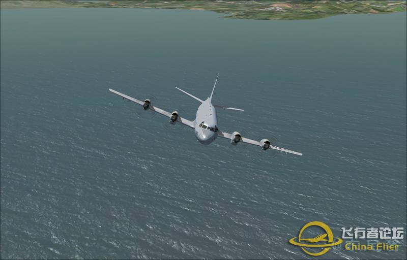 P-3C太湖上空飞行，降落无锡机场-1974 