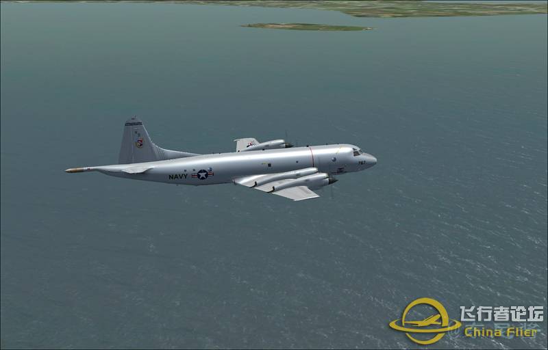 P-3C太湖上空飞行，降落无锡机场-3284 