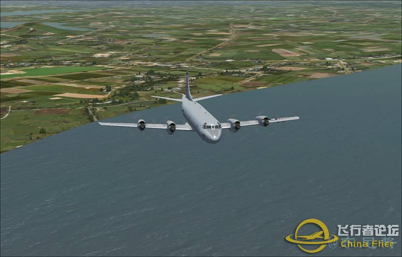 P-3C太湖上空飞行，降落无锡机场-6787 