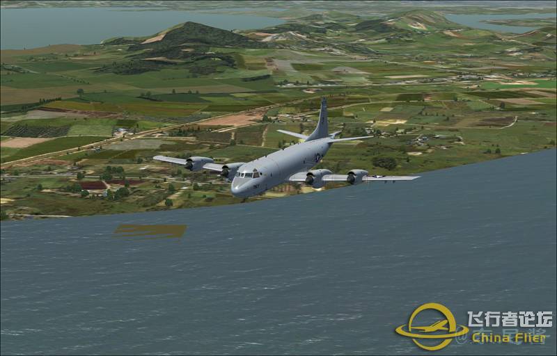 P-3C太湖上空飞行，降落无锡机场-1174 