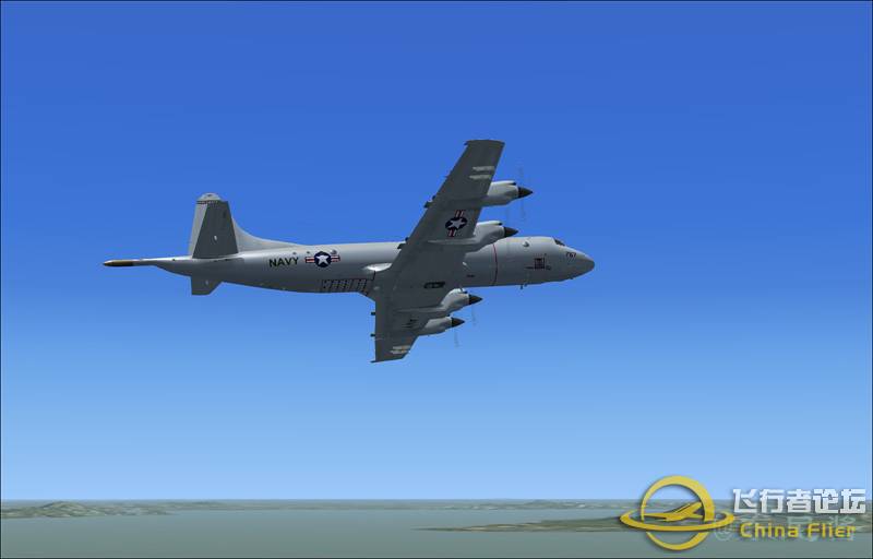 P-3C太湖上空飞行，降落无锡机场-1511 