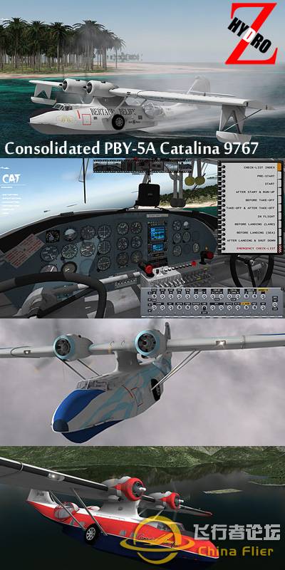 [X-Plane10] - Consolidated PBY-5A Catalina 9767 v1.42-2123 