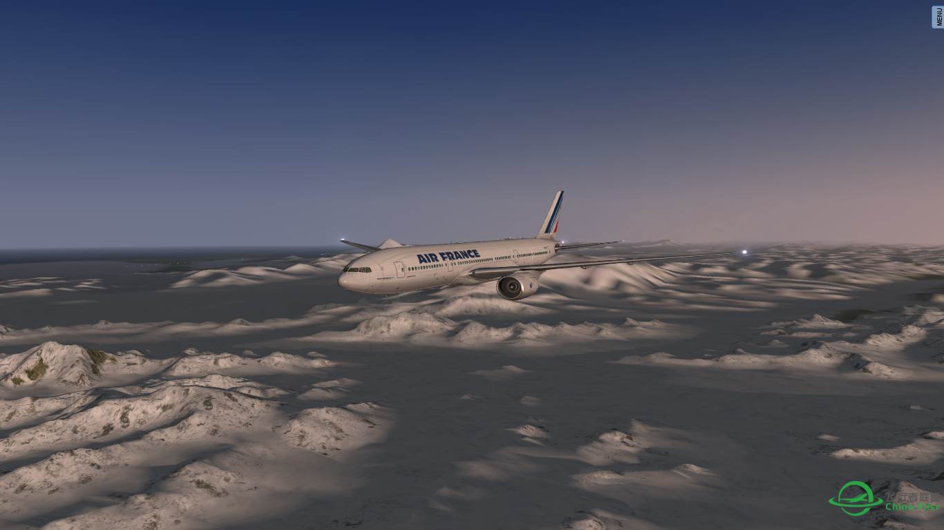 X-plane北极飞行之旅-9370 