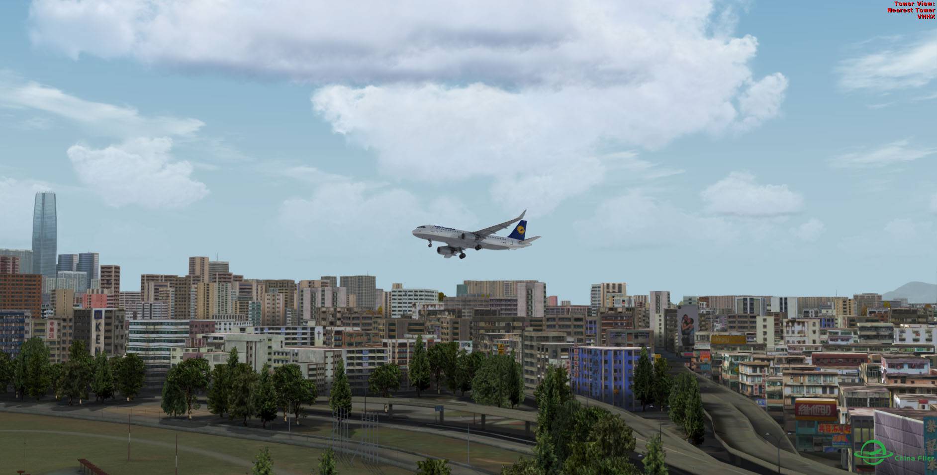 那些年我们一起飞过的机场！A320启德落地-8451 