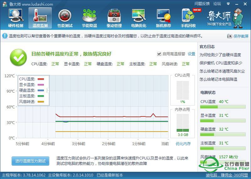 飞友们，你飞行的时候超频吗？-9823 