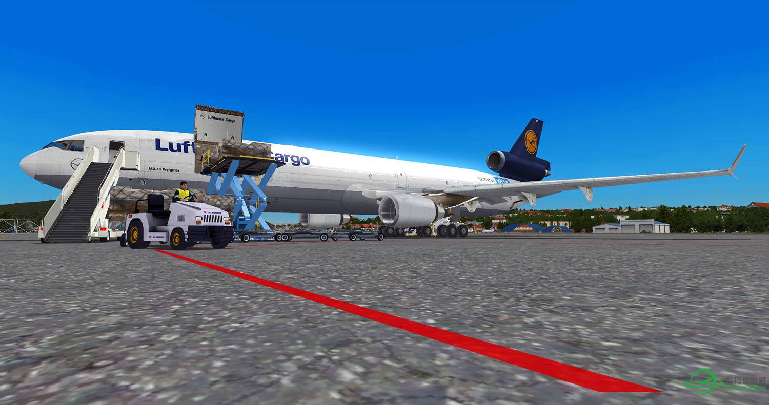 【FSX】LH cargo MD11F-3631 