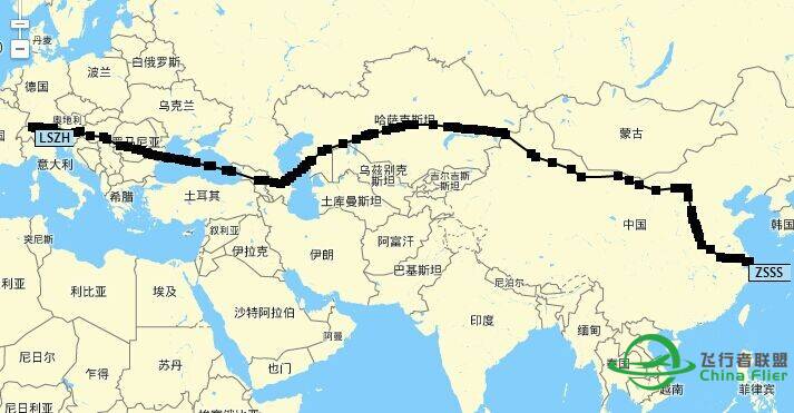 各位飞友有福了。真是航路来了，虚拟航路与真实航路的...-1097 