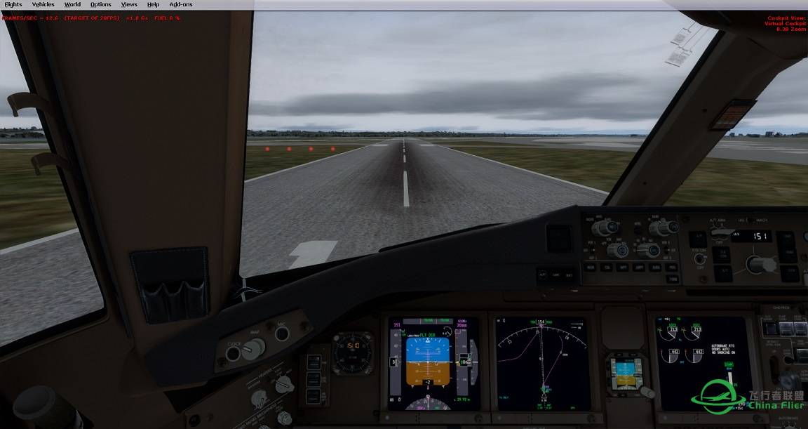 P3D V2.4里的最新和谐版PMDG777几乎完美了！-9532 