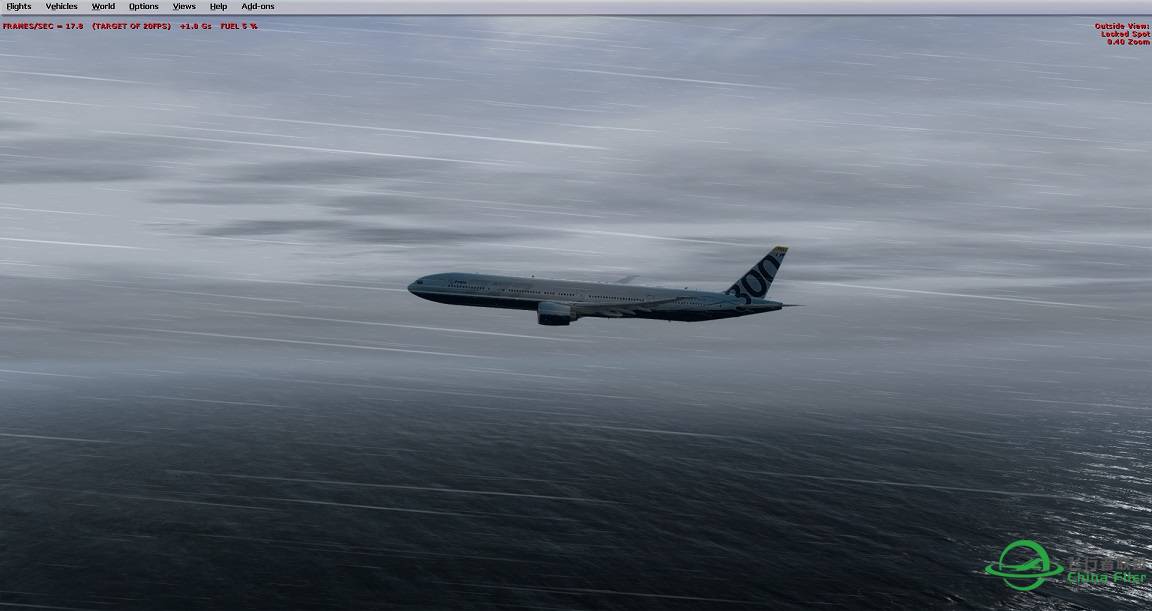 P3D V2.4里的最新和谐版PMDG777几乎完美了！-641 