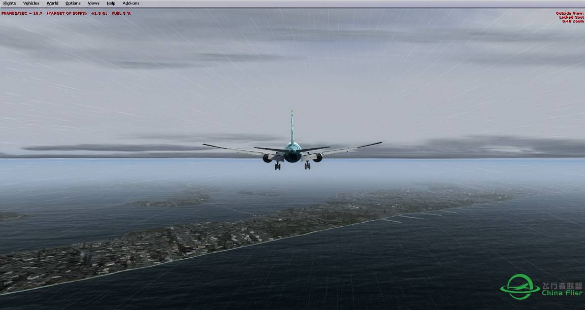 P3D V2.4里的最新和谐版PMDG777几乎完美了！-9725 