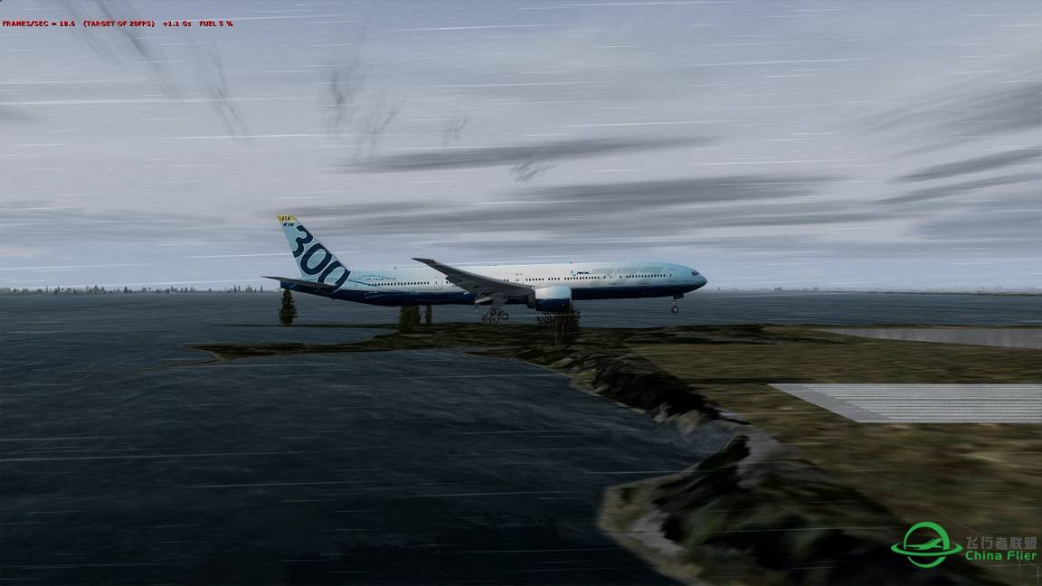 P3D V2.4里的最新和谐版PMDG777几乎完美了！-8018 