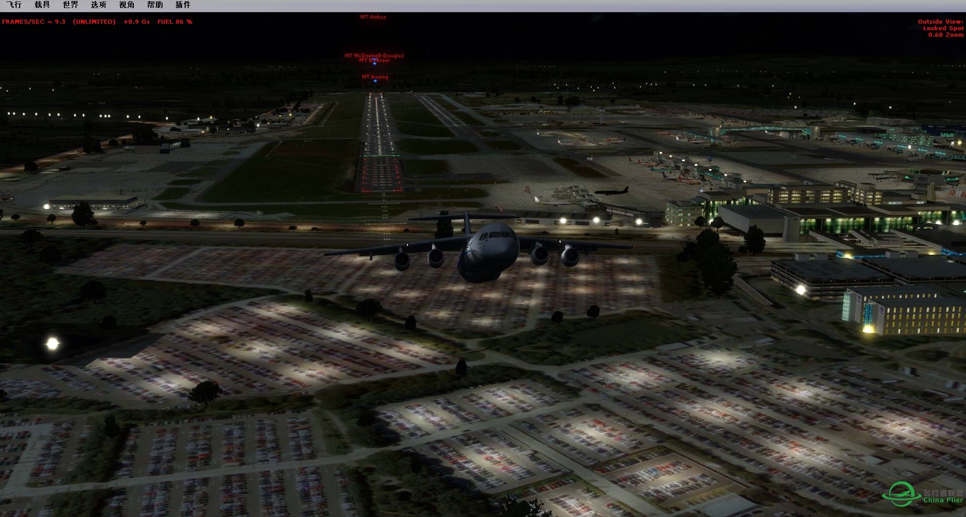 QW146夜晚航班EGKK——EHAM-1936 